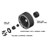 Incision 1.9" KMC XD229 Machete Silver Plastic Wheels (2) - Image 3 of 0
