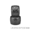 JConcepts JCT 2.6" x 3.6" Scale Monster Truck Tires Gold (Clay Soft) Compound (2) - Image 2 of 0