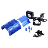 Powerhobby Heat Sink with Twin Tornado High Speed Fans, for 1/8 Motors, Blue - Image 2 of 0