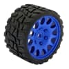 Powerhobby Raptor BELTED Monster Truck Tires Pre-mounted on 3.8" Wheels - Blue (2) - Image 2 of 0