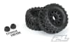 Pro-Line Badlands MX38 HP 3.8" All Terrain BELTED Tires Mounted on Raid 8x32 Wheels (2) - Image 1 of 0