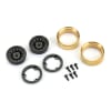 Pro-Line Rock Shooter 1.0" Brass Beadlock Wheels - Black (2) - Image 3 of 0