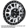 Pro-Line Method 305 NV Aluminum 2.9" Wheel Faces for SCX6 - Silver (2) - Image 2 of 0