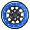 Pro-Line 2.9" Steelies Stamped Steel Bouncer Beadlock Wheels for SCX6 (Blue/Black) (2) - Image 1 of 0