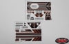 RC4WD Complete Graphic Decal Set for Cruiser Body - Image 1 of 0