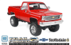 RC4WD Trail Finder 2 "LWB" RTR with Chevrolet K10 Scottsdale Hard Body (Red) - Image 1 of 0
