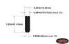 RC4WD Super Scale Shock Boots (Black) (4) - Image 4 of 0