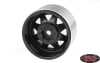 RC4WD 8 Lug Deep Dish Wagon 1.9" Steel Stamped Beadlock Wheels (Black) (4) - Image 2 of 0