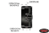 RC4WD Raceline Octane 2.2" Beadlock Wheels (Black) (4) - Image 4 of 0