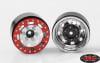 RC4WD TRO 1.7" Stamped Steel Beadlock Wheels (Red/Chrome) (4) - Image 3 of 0