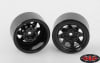 RC4WD Stamped Steel 1.0" Stock Beadlock Wheels (Black) (4) - Image 3 of 0