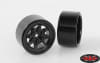 RC4WD Stamped Steel 1.0" Stock Beadlock Wheels (Black) (4) - Image 4 of 0