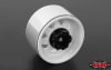 RC4WD 5 Lug Deep Dish Wagon 1.9" Steel Stamped Beadlock Wheels (White) (4) - Image 2 of 0