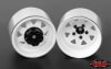 RC4WD 5 Lug Deep Dish Wagon 1.9" Steel Stamped Beadlock Wheels (White) (4) - Image 3 of 0