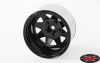 RC4WD 5 Lug Deep Dish Wagon 1.9" Steel Stamped Beadlock Wheels (Black) (4) - Image 1 of 0