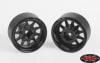 RC4WD OEM 6-Lug Stamped Steel 1.55" Beadlock Wheels (Black) (4) - Image 3 of 0