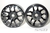 SSD RC 1.9" Double Time Beadlock Wheels (Black) (2) - Image 3 of 0
