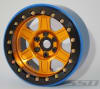 SSD RC Single 2.2" Challenger PL Beadlock Wheel (Gold) (1) - Image 1 of 0