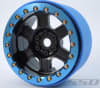 SSD RC Single 2.2" Challenger PL Beadlock Wheel (Black / Blue) (1) - Image 1 of 0