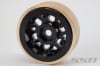 SSD RC 1.0" Aluminum / Brass Boxer Wheels (Black) (2) - Image 3 of 0