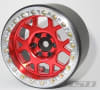SSD RC Single 2.2" Boxer Beadlock Wheel (Red) (1) - Image 1 of 0