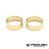Vanquish Products 1.9" Brass 1.0" Wheel Clamp Rings (Pair) (2) - Image 2 of 0