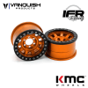 Vanquish Products KMC 1.9" KM236 Tank Orange Anodized (2) - Image 1 of 0