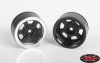 RC4WD Six-Spoke 1.55" Internal Beadlock Wheels (Black) (4) - Image 3 of 0