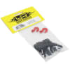 Yeah Racing 1/10 RC Rock Crawler Accessories - 96cm Long Black Chain and Red Hook Set - Image 2 of 0