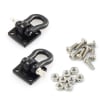 Yeah Racing 1/10 RC Rock Crawler Accessories - Heavy Duty Shackle w/Mounting Bracket - Black - Image 1 of 0