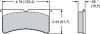 Wilwood 7416 BP10 Brake Pad - Image 2 of 0