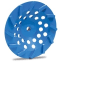 60853 Star Blue Spiral Turbo Cup 5 x 5/8"-11 nut - Image 2 of 0
