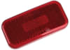 The Command 89-237R red rectangular lens is a replacement lens for RV and trailer clearance lights, featuring red polycarbonate material. - Image 1 of 0