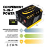 The Go Power! Solar Extreme Charging System (part number 83297) is a comprehensive off-grid power solution that provides 600 watts of solar energy and a 3,000-watt pure sine wave inverter/charger, ideal for RVs, cabins, and extensive off-grid setups. - Image 2 of 0