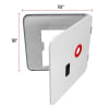 The Fogatti FSWDâ€‘1818/WHITE is the large 18" Ã— 18" white galvanizedâ€‘steel access door designed for Fogatti tankless water heaters and for replacing old Atwood/Suburban 10â€“12 gallon rectangular doors. - Image 2 of 0