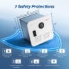 The Fogatti InstaShower 7 is a popular tankless water heater designed specifically for RVs, known for providing instant and continuous hot water. It operates on LP (liquid propane) gas and a 12V DC power source. - Image 4 of 0