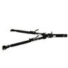 The Blue Ox Alpha 2 tow bar, model BX7390, is a Class III steel tow bar with a 8,500 lbs towing capacity, designed for flat towing a vehicle behind an RV. It is known for its user-friendly, non-binding design and self-aligning arms. - Image 2 of 0