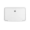 The Dura Faucet DF-SA170-WT is a white exterior shower box kit designed for use with RVs, motorhomes, campers, and trailers, featuring a shower wand with a trickle switch and a lockable door. - Image 2 of 0