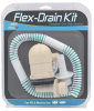 The Zebra RV flexible drain kit, RFDK40 is a complete waste water drain system designed for use in RV and marine applications. The kit features non-kink tubing that provides flexibility for installation in tight spaces. - Image 1 of 0