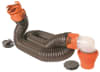 The Camco 39761 is a 15-foot RhinoFLEX RV Sewer Hose Kit with pre-attached swivel fittings, designed for managing waste disposal from recreational vehicles. - Image 1 of 0