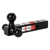 The Husky 31349 is a non-adjustable Class III/IV triple tow ball mount designed to fit a standard 2-inch square receiver, offering three different ball sizes for versatile towing applications. - Image 1 of 0