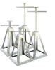 The Ultra-Fab 48-979004 is a 4-pack of heavy-duty, die-cast aluminum stacker jacks designed to stabilize RVs, travel trailers, and campers, supporting up to 6,000 lbs per jack. They feature an adjustable height from 11 to 17 inches and a stackable, compac - Image 2 of 0