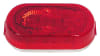 The Peterson Manufacturing V108WR is an incandescent, red oval clearance and side marker light designed for RVs and trailers. It is a complete, single-bulb unit that includes a molded base and an acrylic lens. - Image 1 of 0