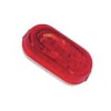 The Peterson Manufacturing V108WR is an incandescent, red oval clearance and side marker light designed for RVs and trailers. It is a complete, single-bulb unit that includes a molded base and an acrylic lens. - Image 2 of 0
