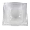 The Arcon 11826 is a clear, rectangular replacement lens for Arcon Economy Series single/double dome lights, commonly used in RVs. - Image 1 of 0