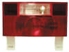 The Peterson Replacement Tail Light Lens, V25914-25, is a replacement lens for the Peterson Light Series V25914, which is commonly used on RVs and trailers. It features integrated sections for a backup light and a license plate light. - Image 2 of 0