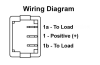The JR Products 13725  Mini Switch is Mom-On/Off/Mom-On Switch in black, a single pole double throw (SPDT) switch suitable for 12V applications and more. It can be purchased from various online retailers specializing in RV and trailer parts. - Image 2 of 0