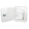 The B&B Molders Thetford 94251 FRESH WATER INLET GRAVITY FILL HATCH WHITE, is a durable, UV-resistant plastic water inlet designed as a direct OEM replacement for RVs and campers. - Image 1 of 0