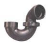 The LaSalle Bristol 633211N Sink Trap P-Trap, which is a 1-1/2 inch ABS plastic plumbing fitting with a double seal union. It is primarily used for sink installations, including in RVs and commercial setups. - Image 1 of 0