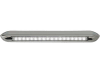 The Optronics Opti-Brite ILL71CBAWN is an 18-inch white LED awning light with a chrome snap-on bezel, designed for surface mounting on RVs, trailers, and marine applications. - Image 1 of 0